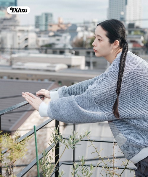 TXA セーター ニット AICON Printed Knit Pullover メンズ レディース