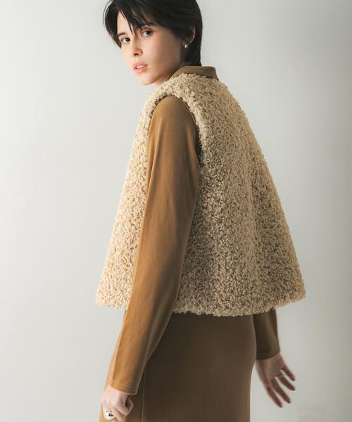 URBAN RESEARCH（アーバンリサーチ） ベスト ジレ ECOPELカーリー