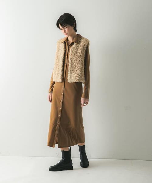 URBAN RESEARCH（アーバンリサーチ） ベスト ジレ ECOPELカーリー