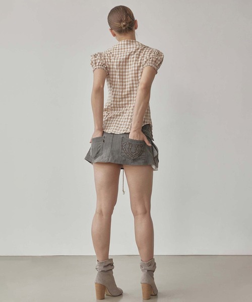 sculptor スカート SCULPTOR スカート Apron Layered Mini Skirt : ZOZOTOWN Yahoo