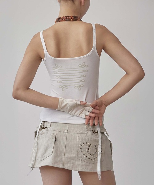SCULPTOR（スカルプター） スカート Apron Layered Mini Skirt