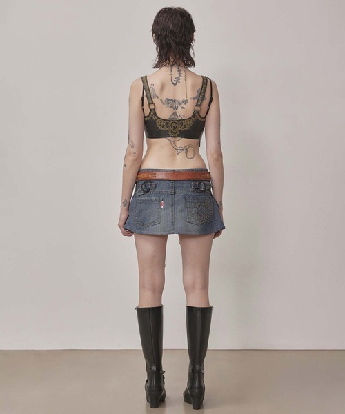 SCULPTOR（スカルプター） スカート Apron Layered Mini Skirt