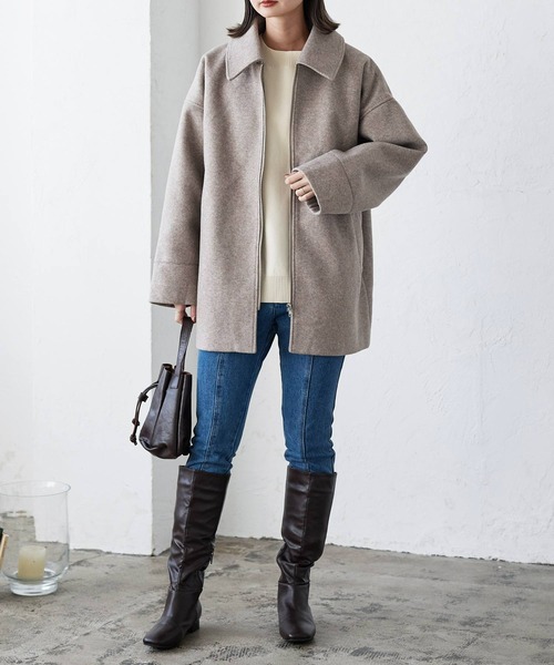 LIAN（リアン） コート FREE モカ レディース : ZOZOTOWN Yahoo!店