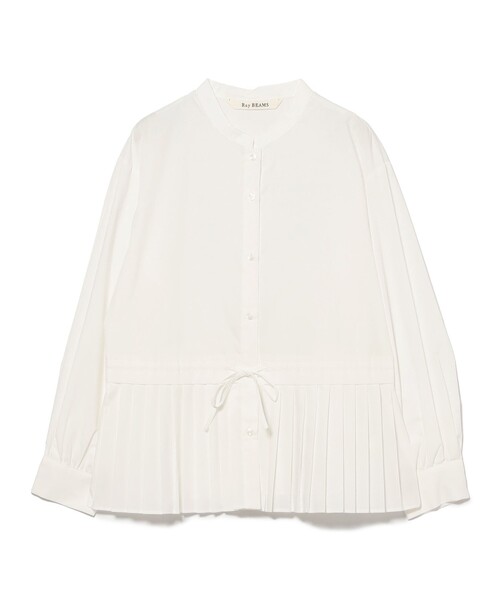 Ray BEAMS（レイ ビームス） ブラウス シャツ プリーツ キリカエ