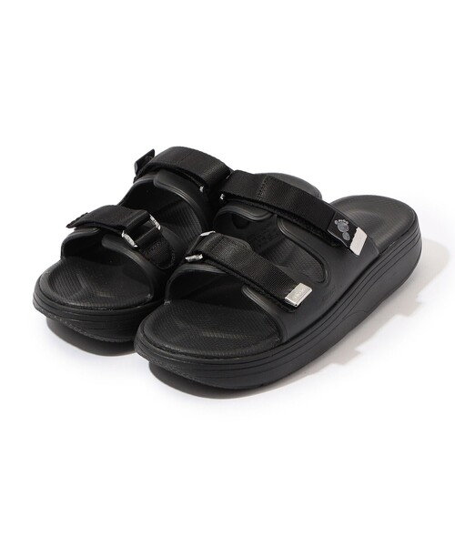 「SUICOKE」 フラットサンダル 25 ブラック レディース_画像2