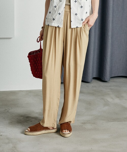 FREAK'S STORE（フリークスストア） イージーパンツ フリ- サックス