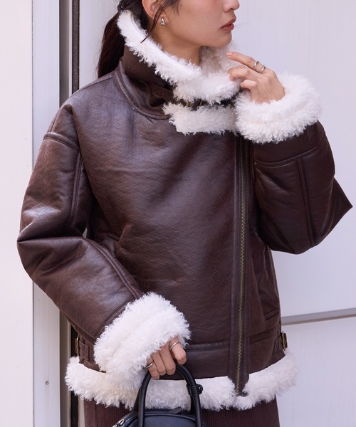 MONO-MART（モノマート） ムートンコート ボアコート ヴィンテージ