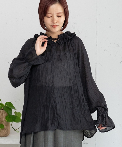 専用　新作　ブラウス　ダブルフリルシャツ　新品 000000000143-02.jpg?size=l&w=