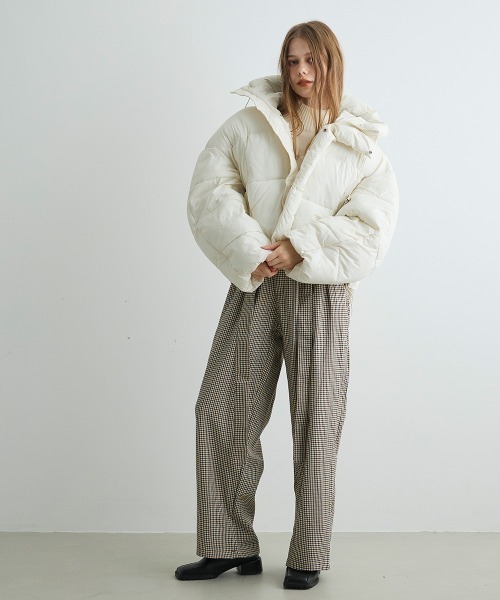 ジャケット・アウター   / short puffer down jacket FIRST DOWN / REVERSIBLE BUBBLE DOWN JACKET SHORT