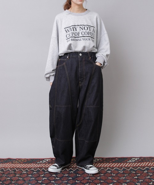 URCH RNA ジーンズ デニム デニムパンツ R4390 パネルライン切替の