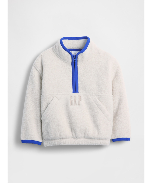 GAP（ギャップ） トレーナー ボア ハーフジップ プルオーバー (幼児