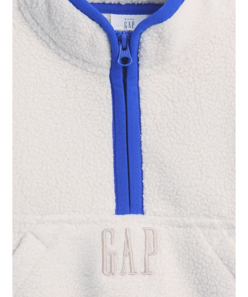 GAP（ギャップ） トレーナー ボア ハーフジップ プルオーバー (幼児