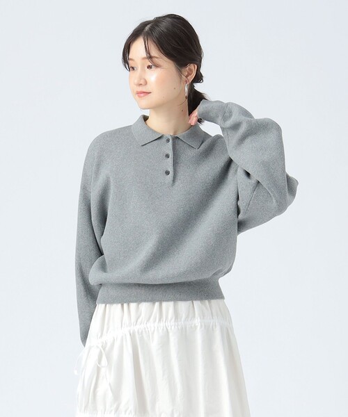 BEAMS HEART（ビームス ハート） ポロシャツ ポロ スウェット編み