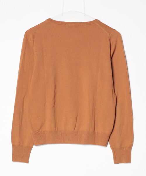 「LAPIS LUCE PER BEAMS」 ニットカーディガン - オレンジ レディース_画像2