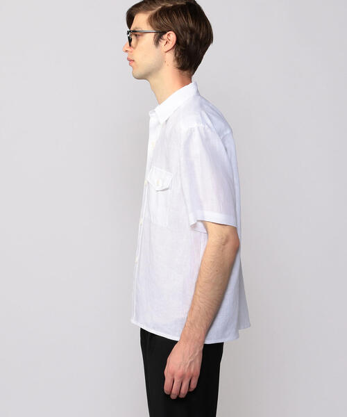 CABaN（キャバン） 半袖シャツ L ホワイト メンズ : ZOZOTOWN Yahoo!店 