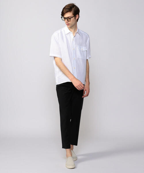 CABaN ホワイト 半袖シャツ CABaN（キャバン） 半袖シャツ L ホワイト メンズ : ZOZOTOWN Yahoo!店