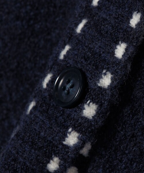 SHIPS any カーディガン any:「手洗い可能」ステッチ デザイン ルーズ