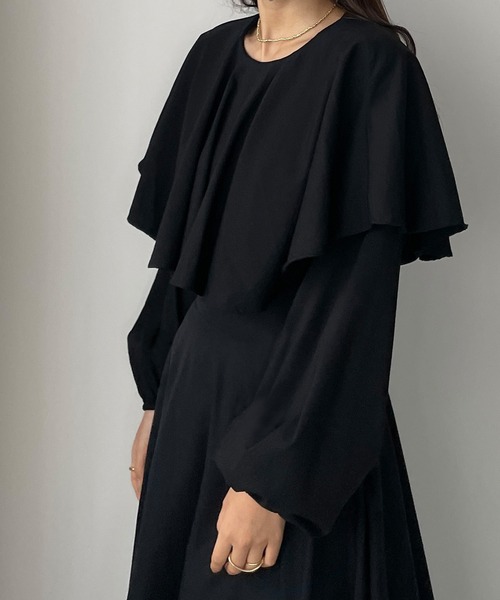 「Louere」 長袖ブラウス LARGE モカ レディース_画像4