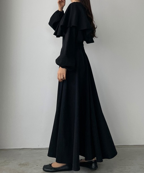 「Louere」 長袖ブラウス LARGE モカ レディース_画像5