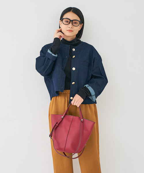 collex（コレックス） トートバッグ ダブルハンドル バケットトート