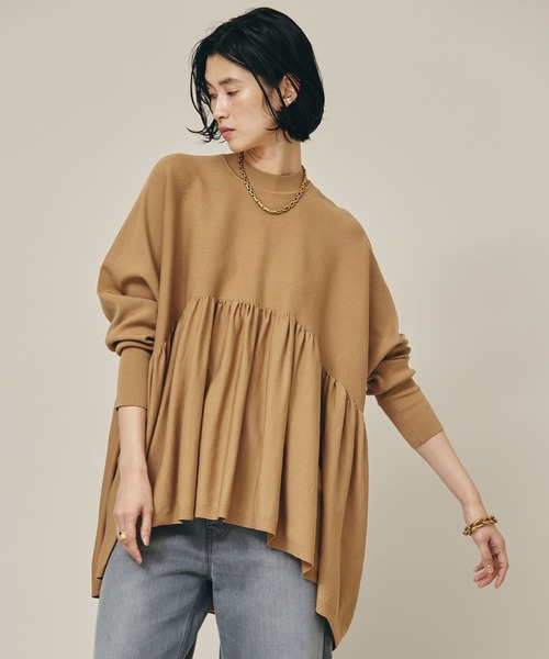 Curensology（カレンソロジー） 長袖ニット FREE ベージュ レディース