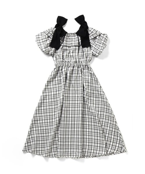 「algy」 「KIDS」半袖ワンピース SMALL インディゴブルー キッズ_画像6