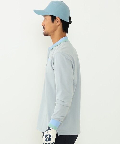 ポロシャツ 長袖 ホワイト L BEAMS GOLF BEAMS GOLF（ビームス ゴルフ） 長袖ポロシャツ X-LARGE ホワイト