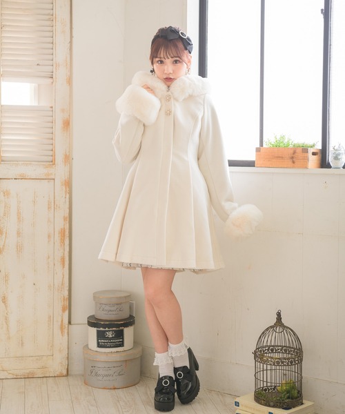 「ROJITA」 コート FREE ブラック レディース_画像5