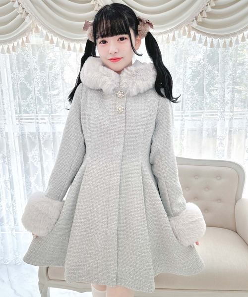 「ROJITA」 コート FREE ブラック レディース_画像8