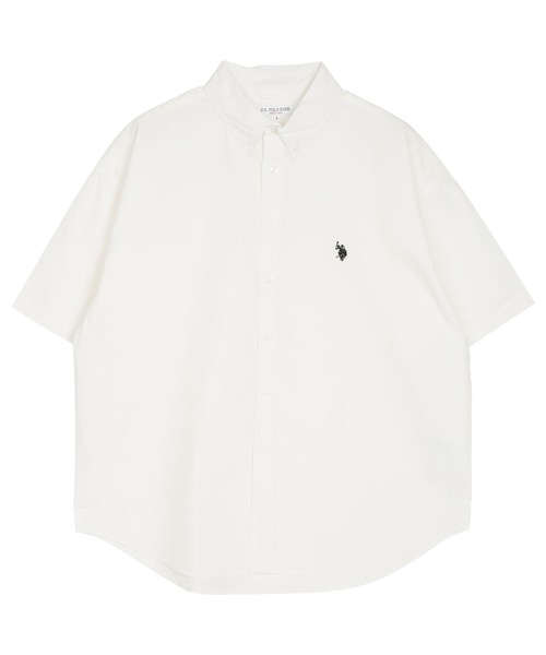 「U.S. POLO ASSN.」 半袖シャツ MEDIUM ブラック メンズ_画像4