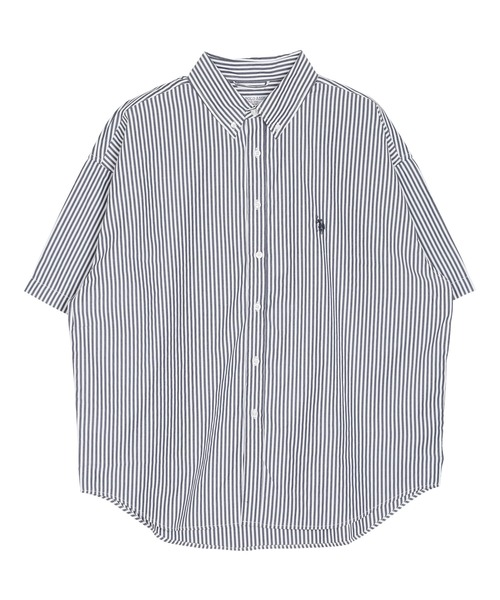 「U.S. POLO ASSN.」 半袖シャツ MEDIUM ブラック メンズ_画像6