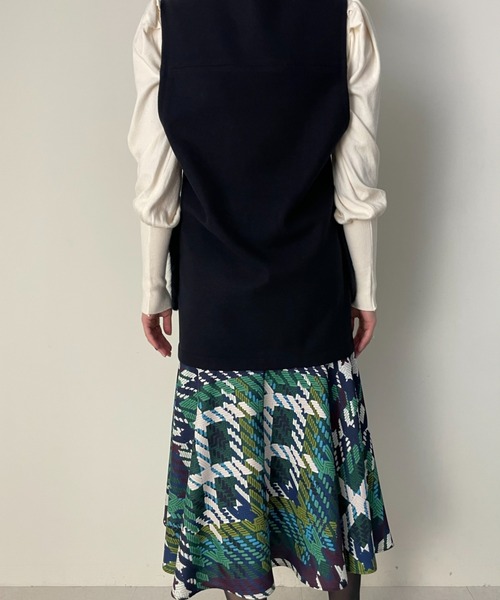 「DOLLUPOOPS」 サロペットスカート 38 バーガンディー レディース_画像5