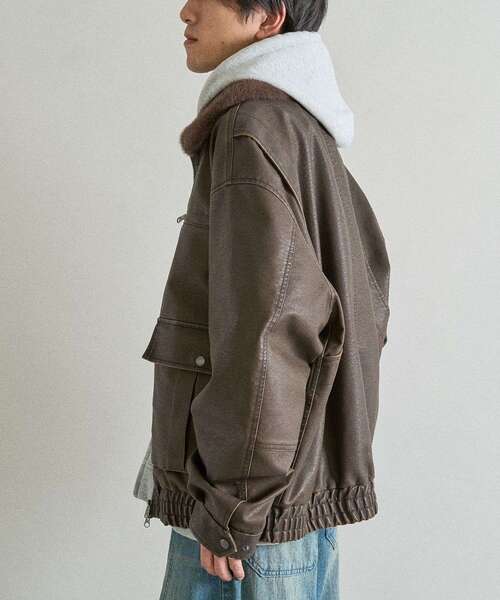 VINTAGE 襟ファー　フライトジャケット　G-1 ブルゾン　メンズ　古着 CRAFT STANDARD BOUTIQUE（クラフトスタンダードブティック） ブルゾン