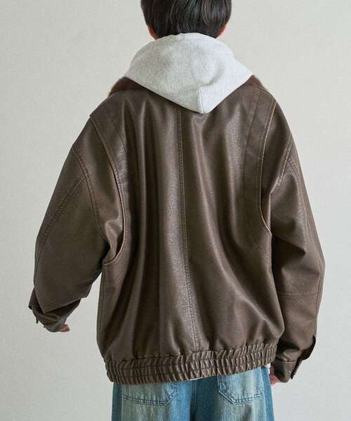 VINTAGE 襟ファー　フライトジャケット　G-1 ブルゾン　メンズ　古着 オンライン 通販ファッション - VINTAGE 襟ファー フライトジャケット