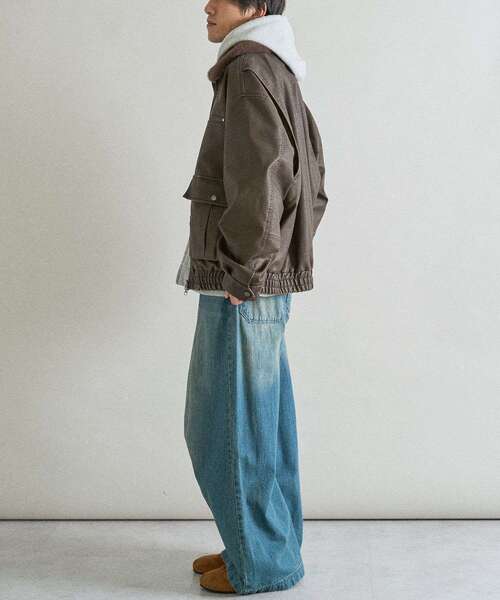 VINTAGE 襟ファー　フライトジャケット　G-1 ブルゾン　メンズ　古着 CRAFT STANDARD BOUTIQUE（クラフトスタンダードブティック） ブルゾン