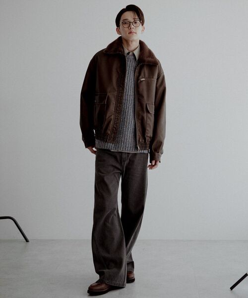 クラフトスタンダードブティック（CRAFT STANDARD BOUTIQUE）/襟ファー脱着式G−1フライトジャケット CRAFT STANDARD BOUTIQUE（クラフトスタンダードブティック） ブルゾン