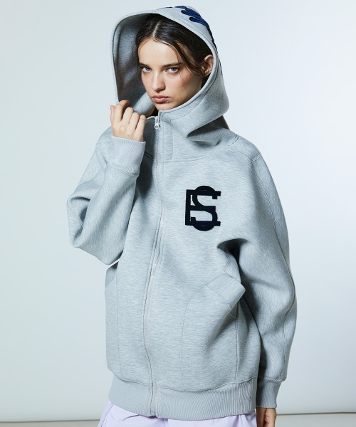 ESSENTIAL（DOUBLE STANDARD CLOTHING） パーカー ダンボールロゴ