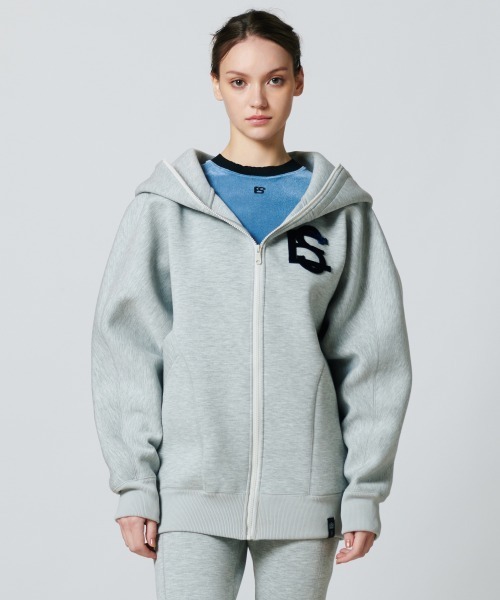 ESSENTIAL（DOUBLE STANDARD CLOTHING） パーカー ダンボールロゴ