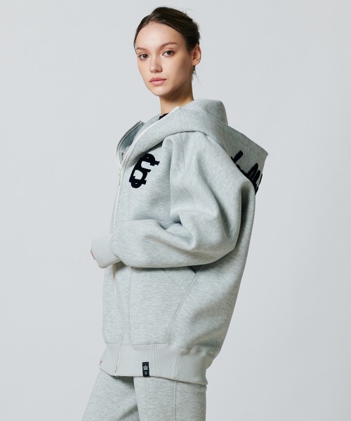 ESSENTIAL（DOUBLE STANDARD CLOTHING） パーカー ダンボールロゴ