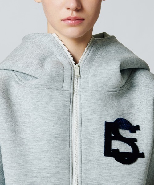 ESSENTIAL（DOUBLE STANDARD CLOTHING） パーカー ダンボールロゴ