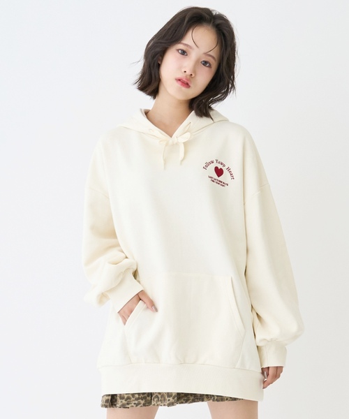 パーカー  「LTXC」「綿100％」バックロゴチュニックパーカ キッズ 子供服 女の子 | LOVETOXIC | 01