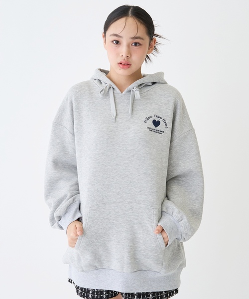 パーカー  「LTXC」「綿100％」バックロゴチュニックパーカ キッズ 子供服 女の子 | LOVETOXIC | 02