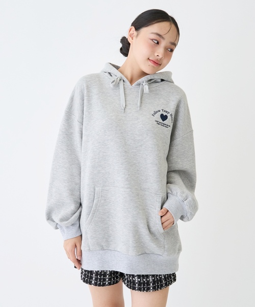 パーカー  「LTXC」「綿100％」バックロゴチュニックパーカ キッズ 子供服 女の子 | LOVETOXIC | 15