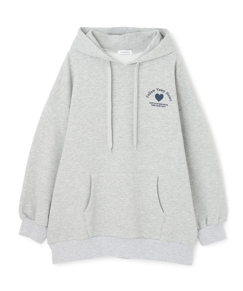パーカー  「LTXC」「綿100％」バックロゴチュニックパーカ キッズ 子供服 女の子 | LOVETOXIC | 21
