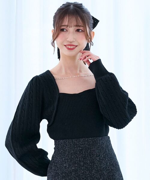 MAJESTIC LEGON（マジェスティックレゴン） ニット セーター 2way華奢