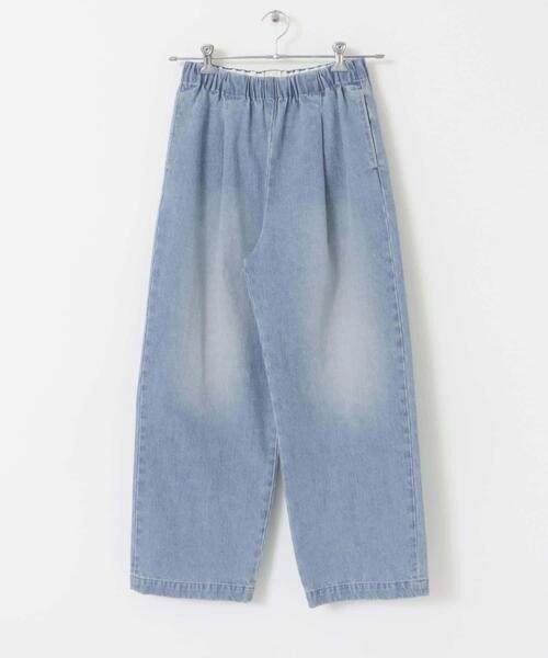 かぐれ ジーンズ デニム デニムパンツ フェードデニムイージーパンツ