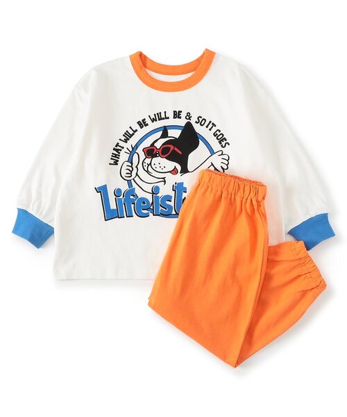 PETIT BATEAU（プチバトー） パジャマ スウェット長袖パジャマ キッズ