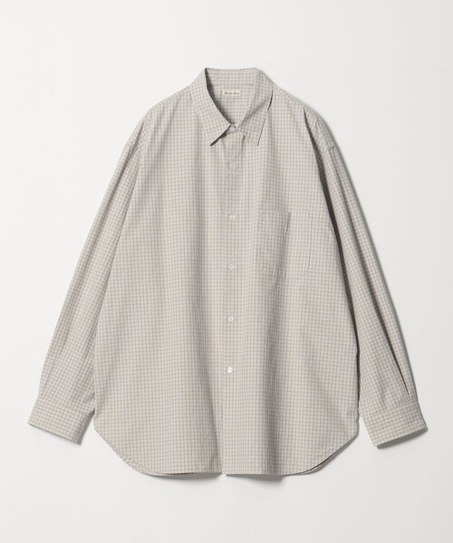 STEVEN ALAN（スティーブンアラン） シャツ ポプリン グラフチェック