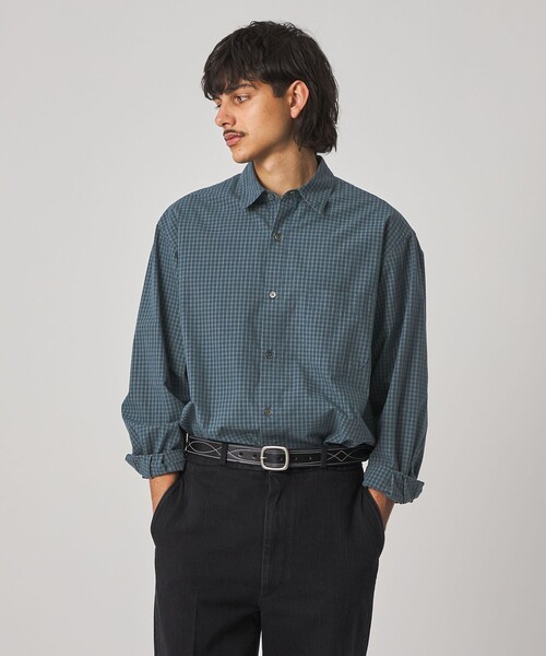 STEVEN ALAN（スティーブンアラン） シャツ ポプリン グラフチェック