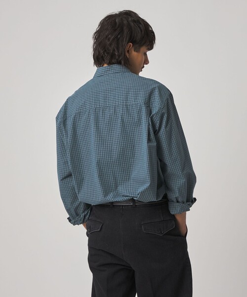 STEVEN ALAN（スティーブンアラン） シャツ ポプリン グラフチェック